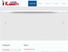 Tablet Screenshot of mollicakaminetti.com
